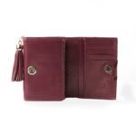 Ladies Wallet FZ – Maroon - Image 4
