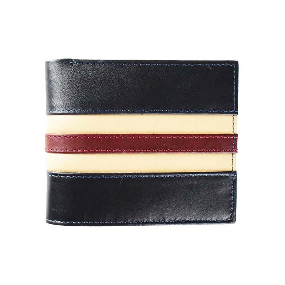 9ZMstripwalletdarkBlue_056427a9-4aaa-4b78-9c63-b8876cbaf431.jpg Bifold Wallet 9ZM – Dark blue - Image 1