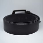 Plain Leather Belt – Black - Image 3