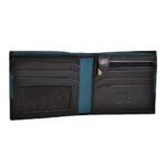 Bifold Wallet 797 – Black/Teal - Image 2