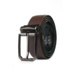 Double Sided Belt (Croc) Black + Brown - Image 4