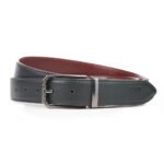 Double Sided Belt Maroon + Black - Image 2