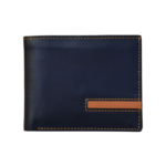 Bifold Wallet With Small Strip – Brown
