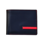 Bifold Wallet With Small Strip – Red