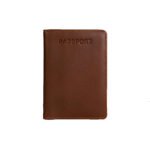 Leather Passport Holder – Tan