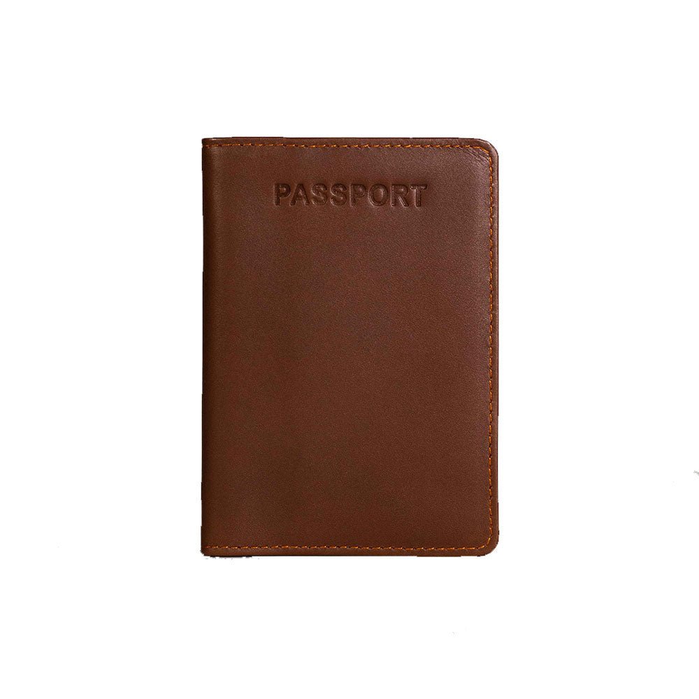 IMG_99011.jpg Leather Passport Holder – Tan - Image 1