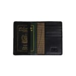 Leather Passport Holder – Black - Image 2