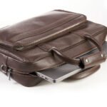 Sleek Laptop Bag – Brown - Image 6