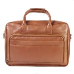 Sleek Laptop Bag – Tan
