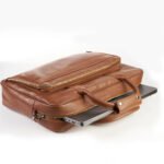 Sleek Laptop Bag – Tan - Image 6